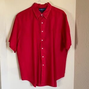 3/$15 Polo Ralph Lauren Classic Fit Red S/S Shirt